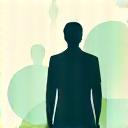 Icono de persona trabajando de forma eficiente