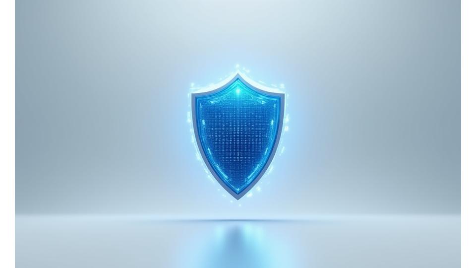 Escudo digital protegiendo a un usuario y simbolizando la limitación de responsabilidad.