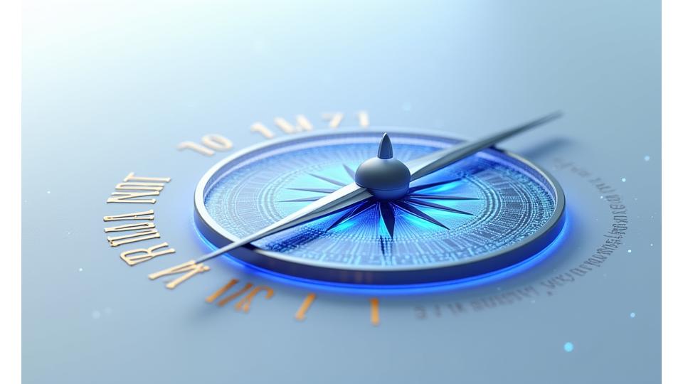 Brújula legal apuntando a la transparencia y la confianza en documentos digitales.